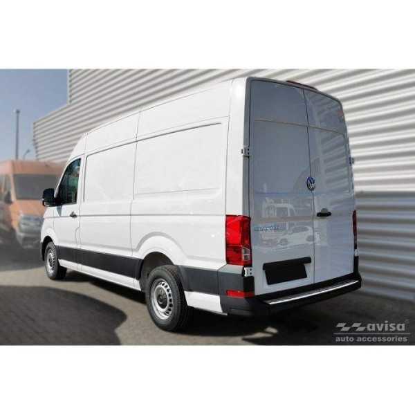 Protection de seuil arrière inox sur mesure pour Volkswagen Crafter...