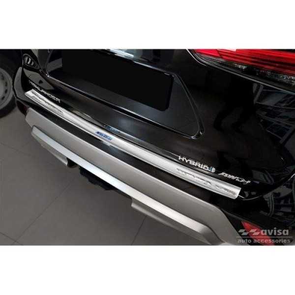 Protection de seuil arriÃ¨re inox sur mesure pour Toyota Highlander (XU70) 2020- 'Hybrid'