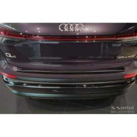 Protection de seuil arrière inox noir sur mesure pour Audi Q4 E-Tro...