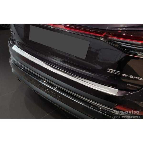 Protection de seuil arriÃ¨re inox sur mesure pour Audi Q4 E-Tron 2021-