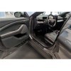 Seuils de portes inoxydable noir sur mesure pour Ford Mustang Mach-...