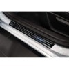 Seuils de portes inoxydable noir sur mesure pour Renault Clio V 201...