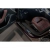 Seuils de portes inoxydable noir sur mesure pour Peugeot 508 II Sed...