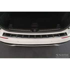 Protection de seuil arrière inox noir sur mesure pour Volvo XC60 II...