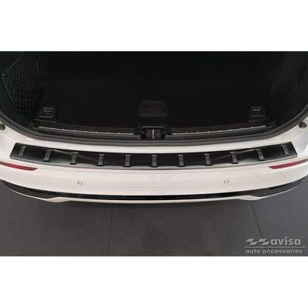 Protection de seuil arrière inox noir sur mesure pour Volvo XC60 II...