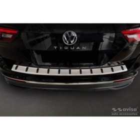 Protection de seuil arrière inox sur mesure pour Volkswagen Tiguan ...