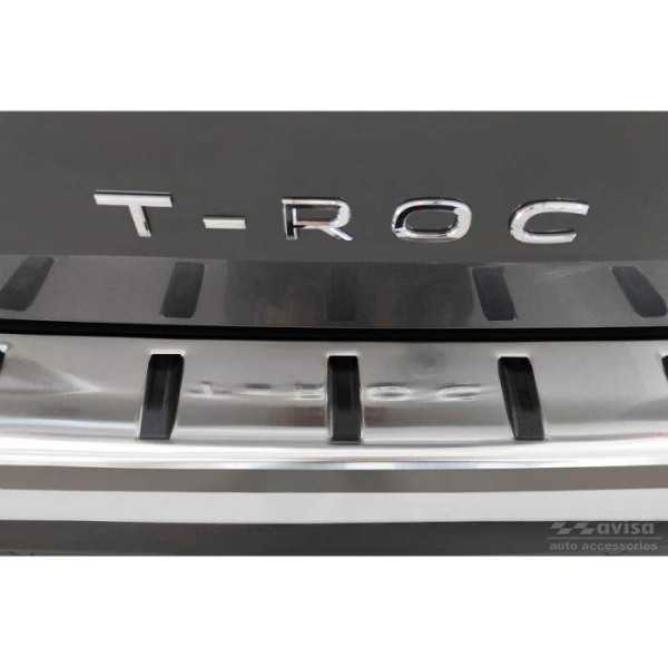 Protection de seuil arrière inox sur mesure pour Volkswagen T-Roc &...