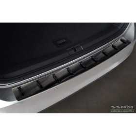 Protection de seuil arrière inox noir sur mesure Volkswagen Golf VI...