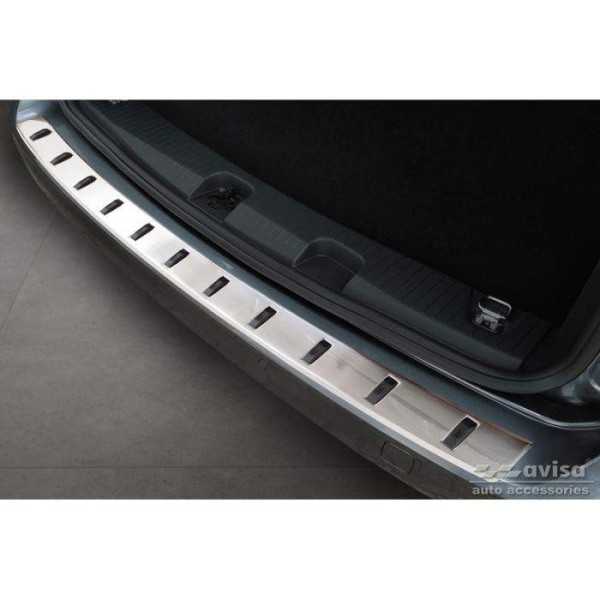Protection de seuil arrière inox sur mesure Volkswagen Caddy V Carg...