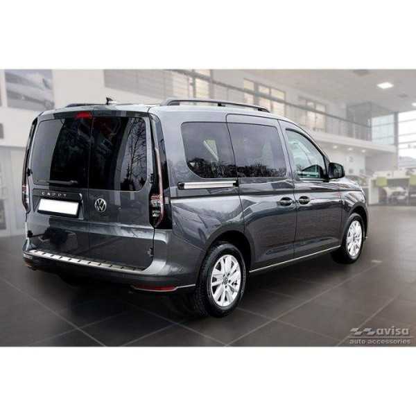 Protection de seuil arrière inox sur mesure Volkswagen Caddy V Carg...