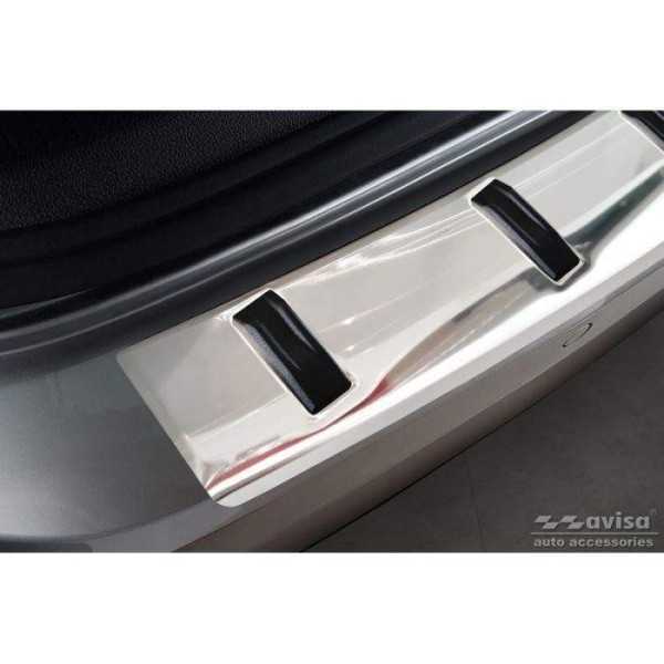 Barre de seuil arrière inox sur mesure pour Volkswagen Golf VII Var...