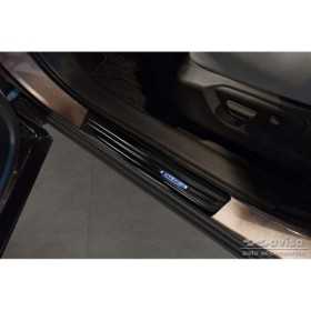 Seuils de portes inoxydable noir sur mesure pour Mitsubishi Eclipse...