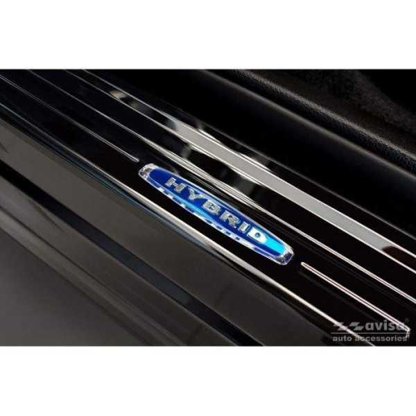 Seuils de portes inoxydable noir sur mesure pour Honda CR-V 2018- '...