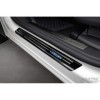 Seuils de portes inoxydable noir sur mesure pour Citroën C5 Aircros...