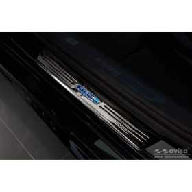 Seuils de portes inoxydable noir sur mesure pour BMW X6 G06 2019- '...