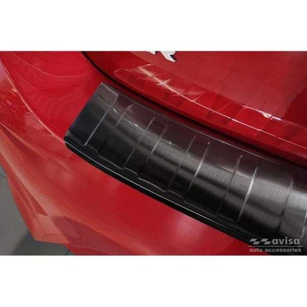 Protection de seuil arrière inox Noir sur mesure pour Mitsubishi Sp...