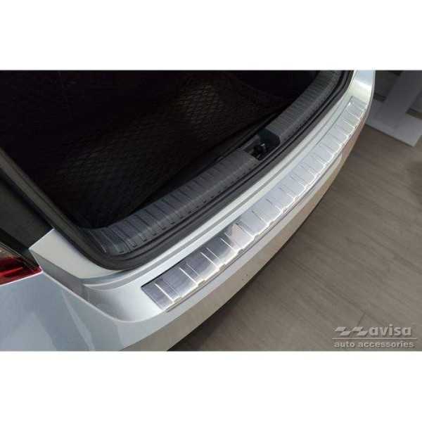 Protection de seuil arrière inox sur mesure pour Skoda Fabia IV Hat...