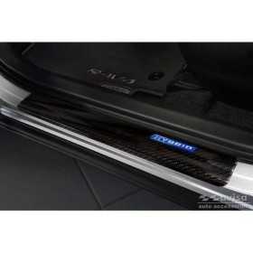 Seuils de portes carboné 3D noir sur mesure pour Toyota RAV-4 (5th ...