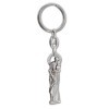 Porte-clÃ©s en acier inoxydable - 'St.Christopher' (Argent)