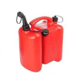 BIDON CARBURANT / HUILE 2 CHAMBRES