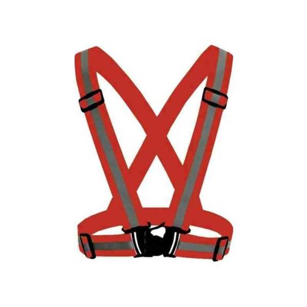 Bretelles rouges rÃ©flÃ©chissantes