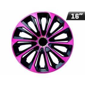 Enjoliveurs EXTRA STRONG rose - noir 16  Pouces  4 pcs.