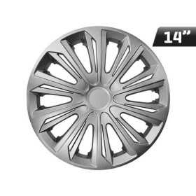 Enjoliveurs STRONG argent 14 pouces 4 pcs.