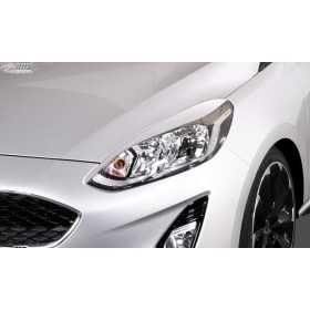 RDX Caches phares pour FORD Fiesta MK8 JHH (2017-2022) Light Brows ...