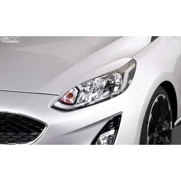 RDX Caches phares pour FORD Fiesta MK8 JHH (2017-2022) Light Brows ...