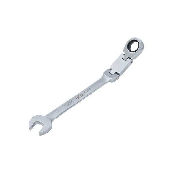 ClÃ©s mixtes Ã  cliquet Ã  double articulation pliable 17 mm