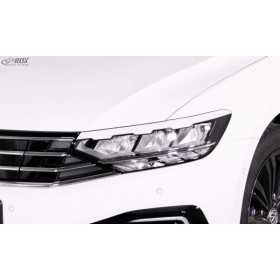 RDX Caches phares pour VW Passat 3G B8 (2019+) "jagged" Light Brows...