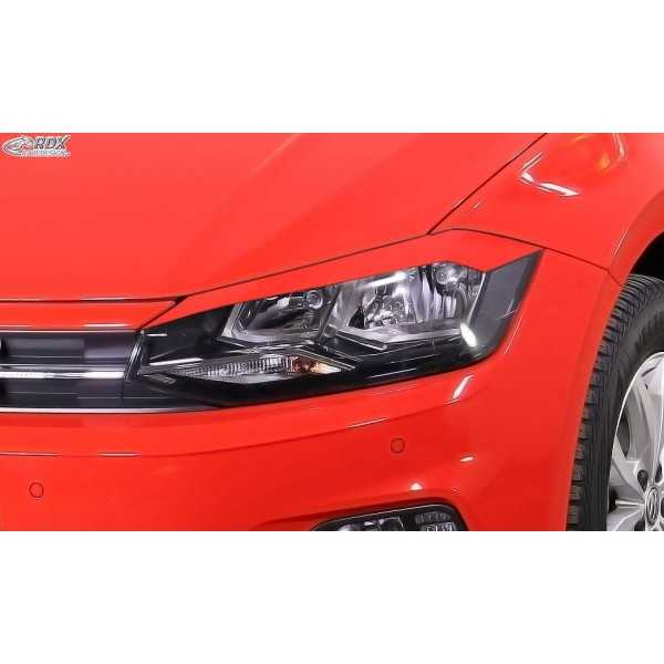 RDX Caches phares pour VW Polo 2G AW (2017+) Light Brows