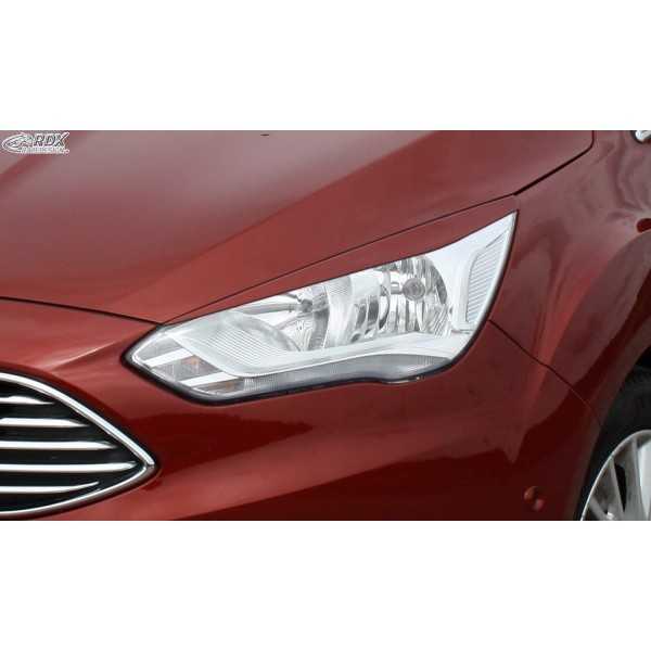 RDX Caches phares pour FORD C-Max DXA (2015-2019) Light Brows