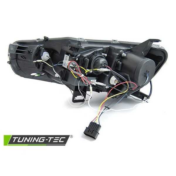 MITSUBISHI LANCER 8 08-16 TUBE LIGHT SEQ NOIR | tuning tec | Phare ...