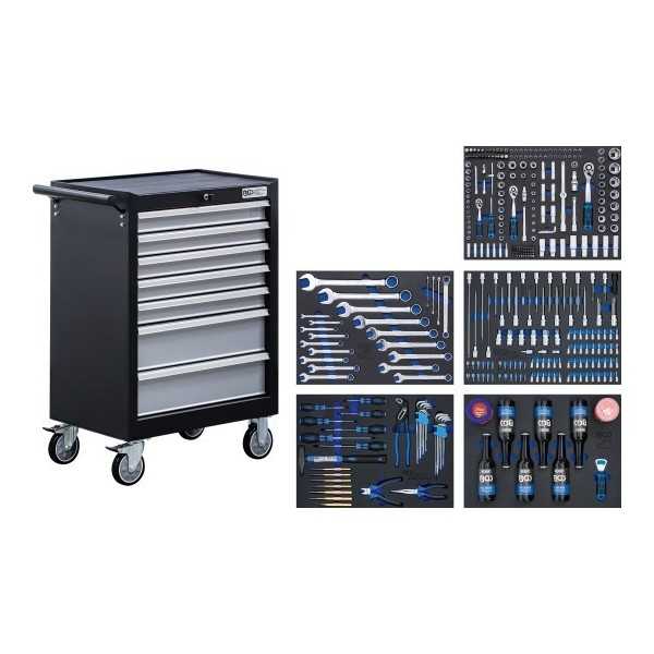 Servante d'atelier 7 tiroirs avec 354 outils