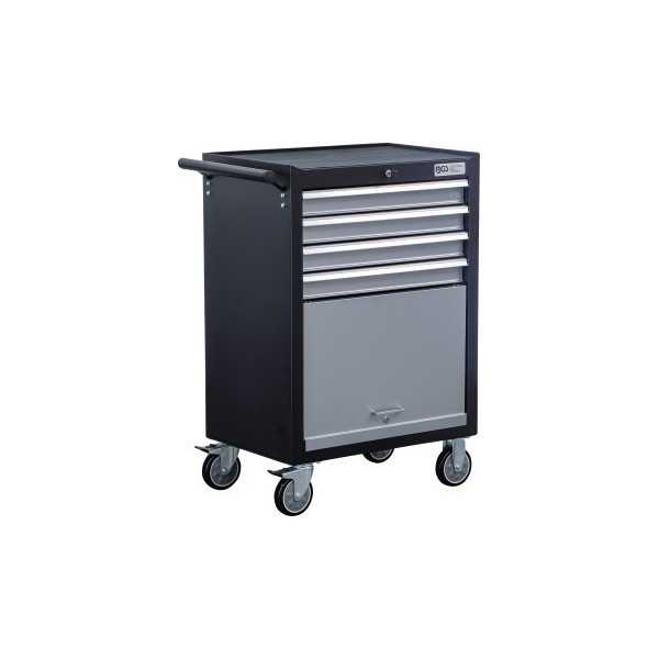 Servante d'atelier 4 tiroirs 1 tablette Ã  rabattre vide