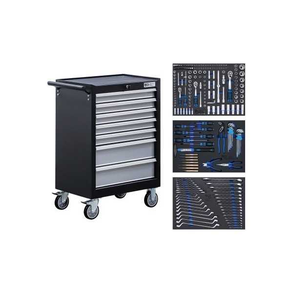 Servante d'atelier 7 tiroirs avec 263 outils