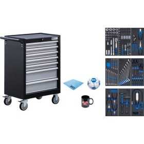 Servante d'atelier 7 tiroirs avec 120 outils