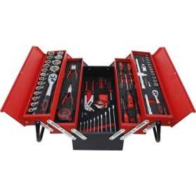 Caisse Ã  outils mÃ©tallique avec assortiment dâ€™outils 86 piÃ¨ces