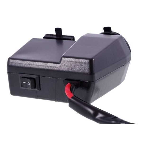 Chargeur moto 2xUSB 4.2A avec voltmètre et prise allume-cigare EURO...