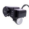 Chargeur moto 2xUSB 4.2A avec voltmètre et prise allume-cigare EURO...