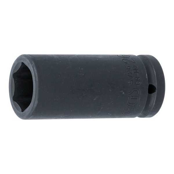 Douille Ã  choc six pans longue 20 mm 3/4" 26 mm
