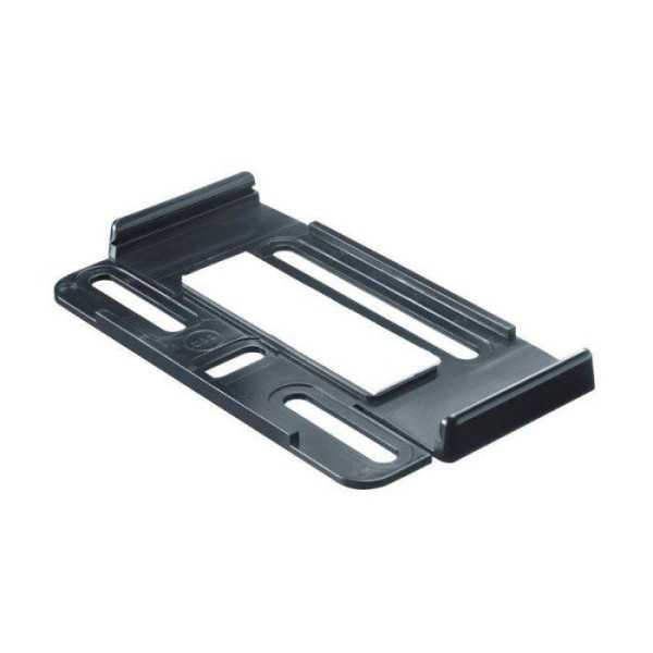 Supports de plaque d'immatriculation 'Simple-Fix V2' Noir - 4 Clips...