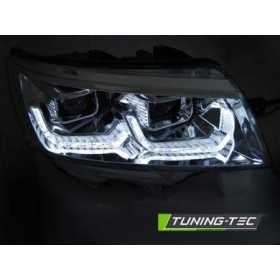 PHARES TUBE LIGHT CHROME DRL SEQ pour VW T6.1 20- | tuning tec | Ph...
