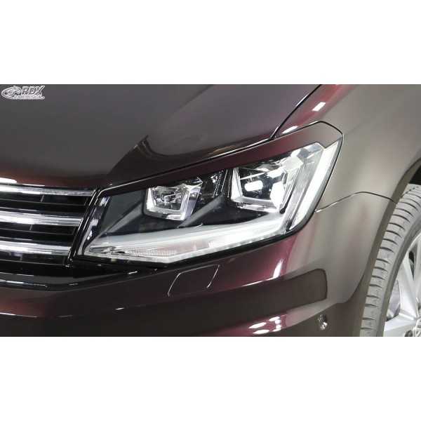 RDX Paupière de phares pour VW Caddy 2K / 2KN (2015-2020) Light Bro...