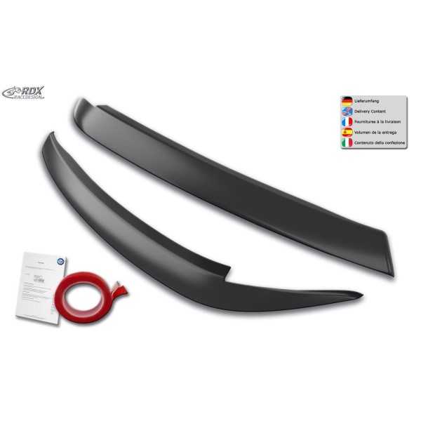 RDX Paupière de phares pour VW Caddy SK / SKN (2020+) Light Brows |...