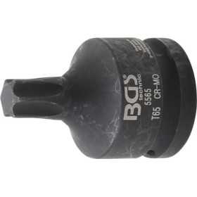 Douille Ã  embouts de puissance longueur 60 mm 20 mm 3/4" Profil T pour Torx T65