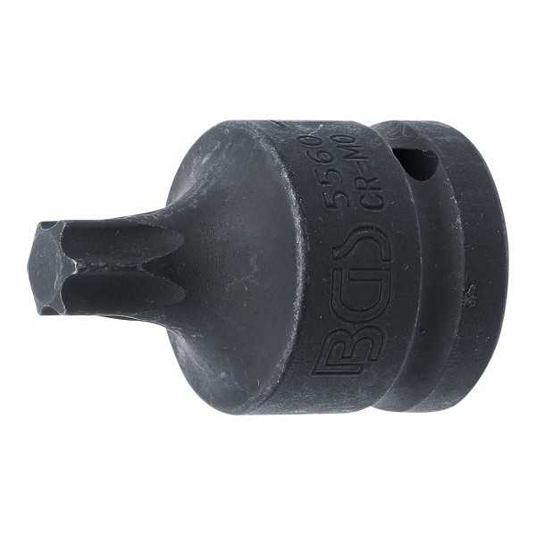 Douille Ã  embouts de puissance longueur 60 mm 20 mm 3/4" Profil T pour Torx T60