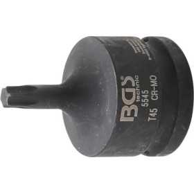 Douille Ã  embouts de puissance longueur 60 mm 20 mm 3/4" Profil T pour Torx T45