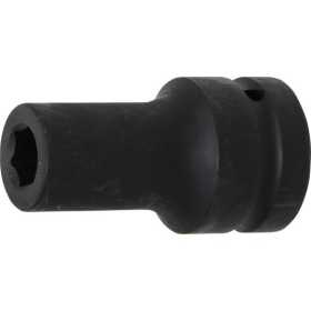 Douille Ã  choc six pans longue 25 mm 1" 17 mm